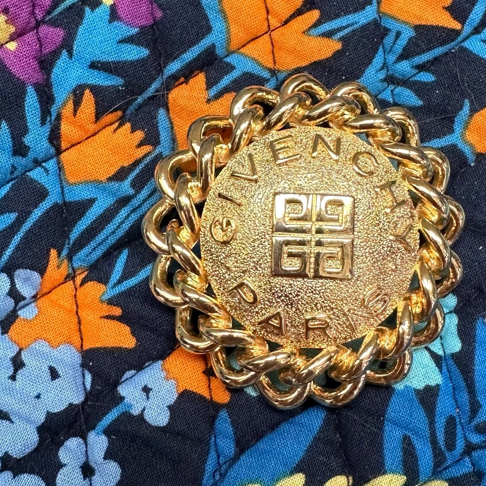 Givenchy Vintage Gold Tone Brooch